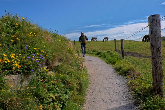 Trail walk In Doolin